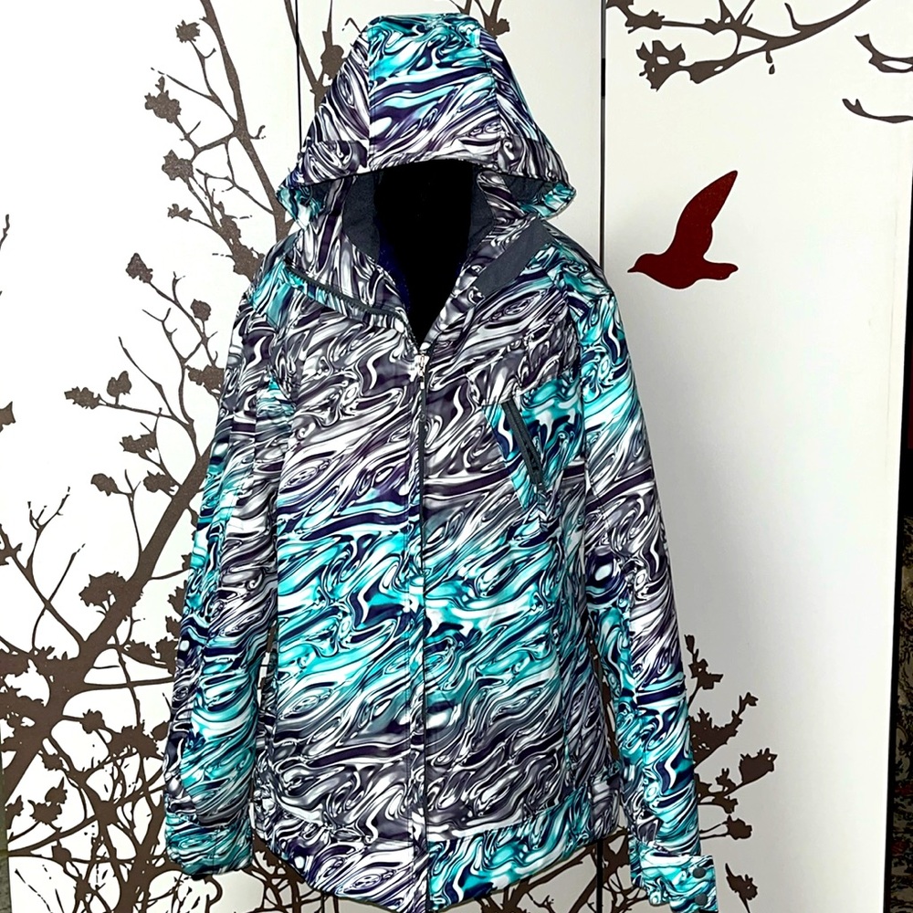 CORE Powderroom Snowboarding Jacket XL Unique Colored Pattern NWOT $148 price⬇️